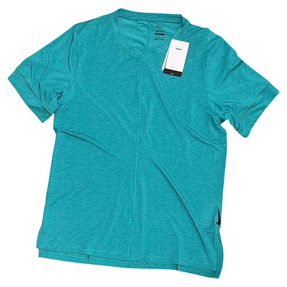 Nike Yoga Men’s Short Sleeve Top Neptune Green